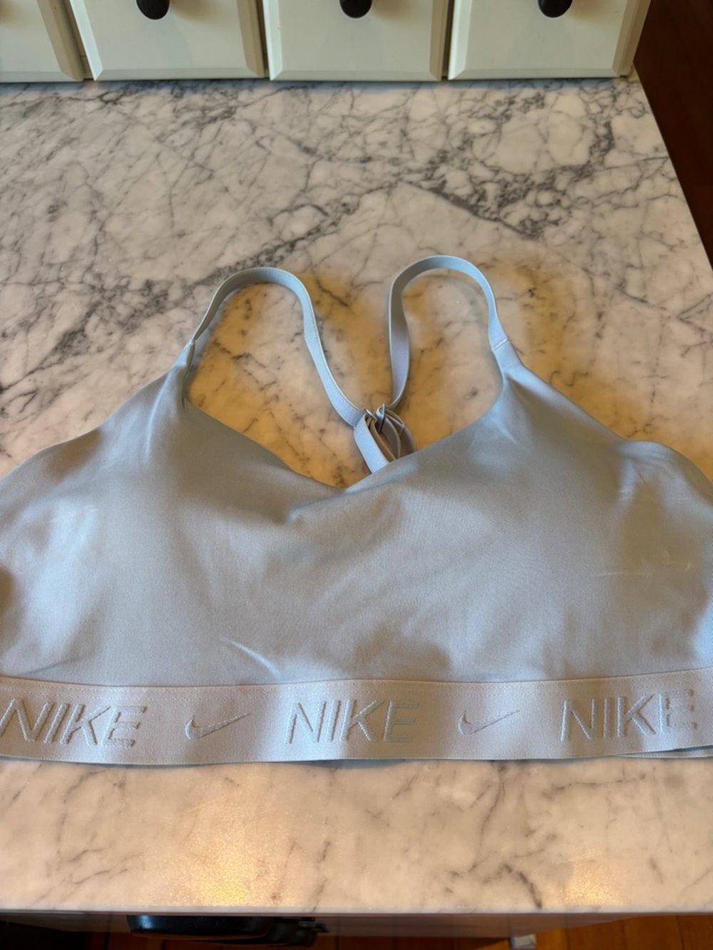 Nike Pale Blue Light Support Sports Bralette